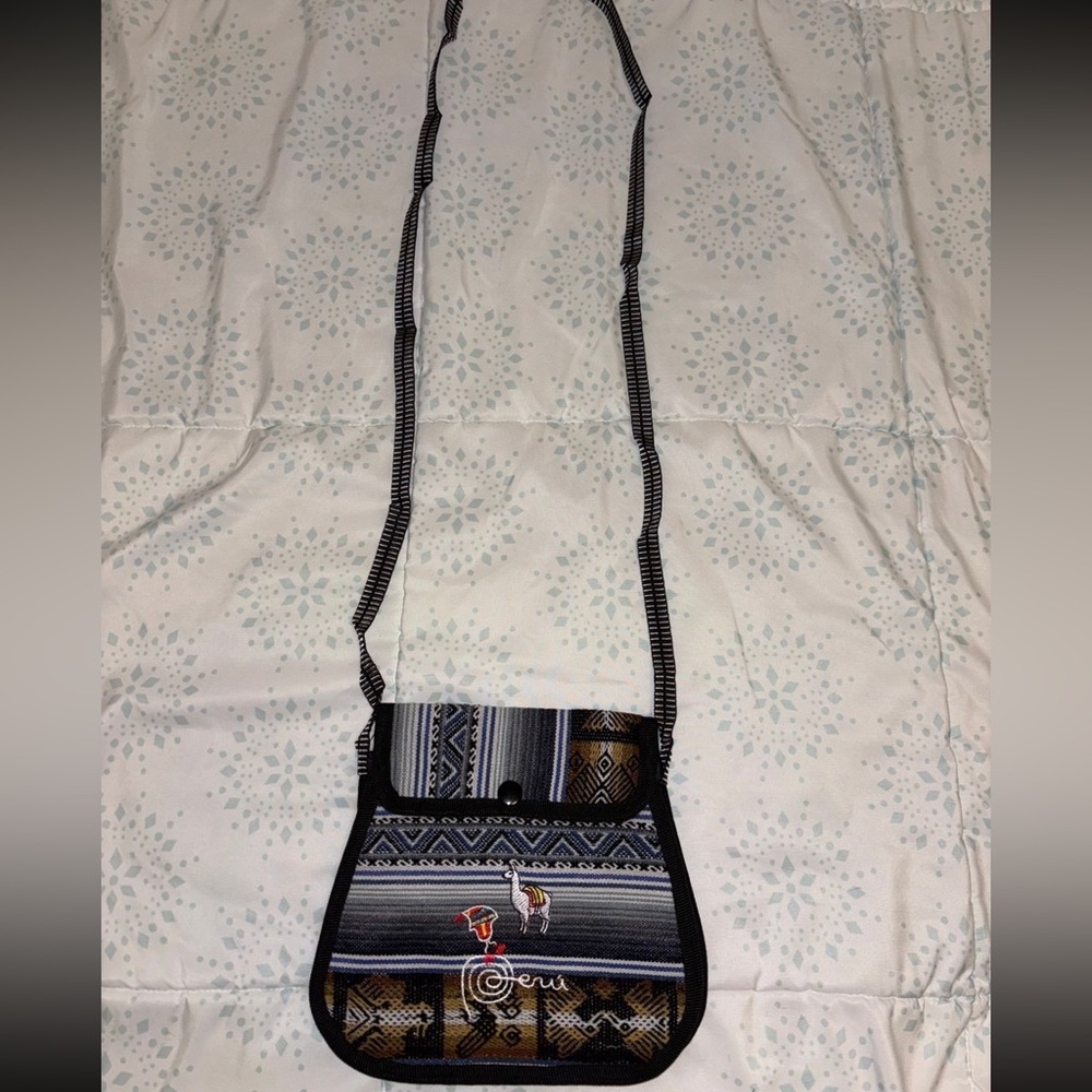 Peruvian Patterned Shoulder Bag - image 4